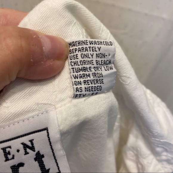 Karen hart white embroidered jean jacket - Picture 10 of 14